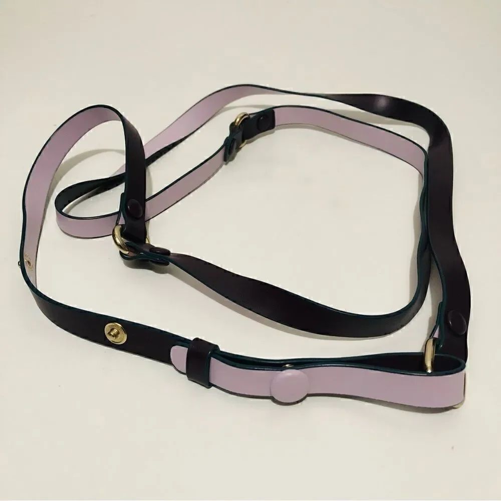 & Other Stories Purple Snap Wrap Belt (S)